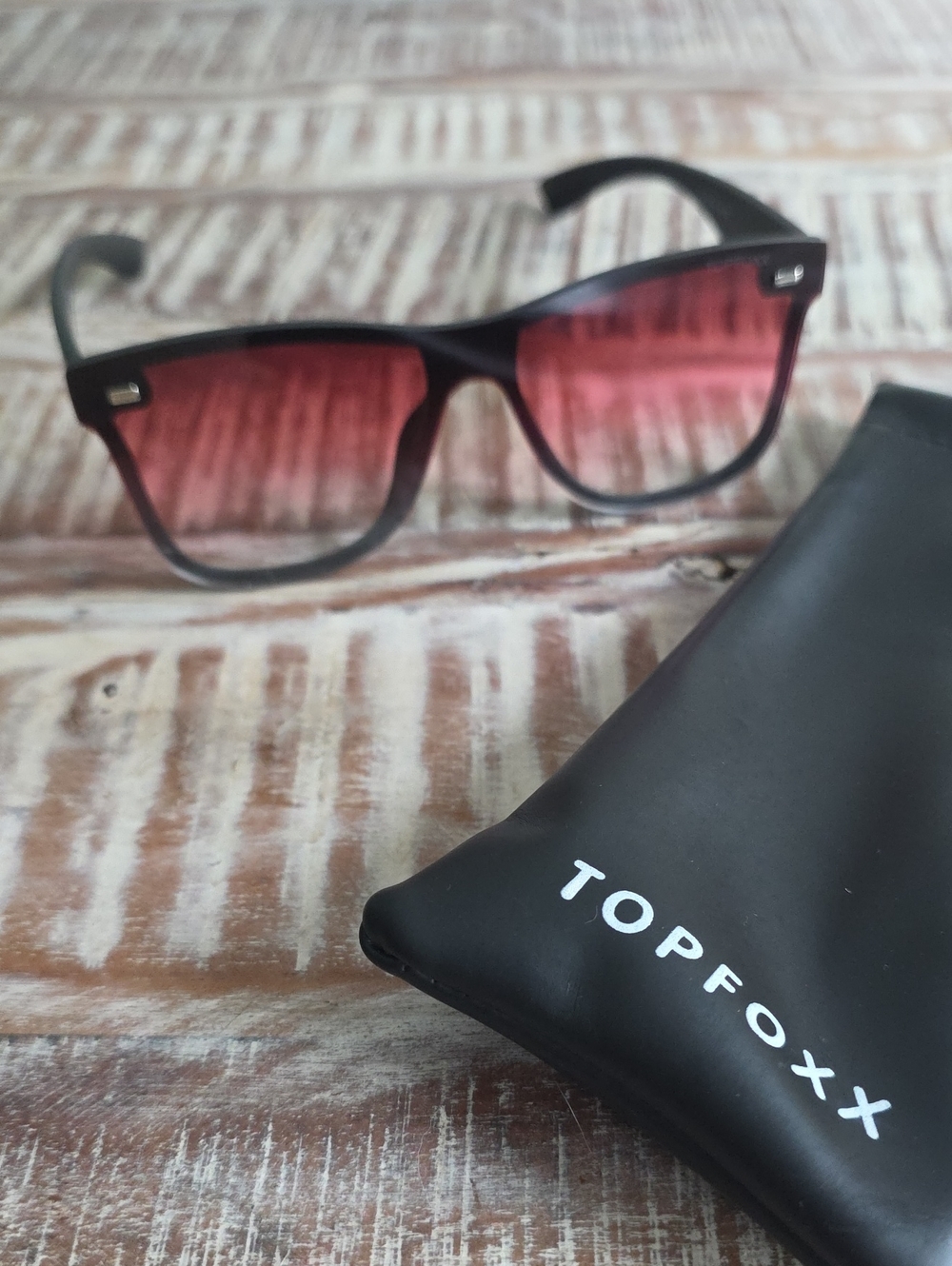TopFoxx Future Wife Sunnies w/Faded Burgandy Lenses Sunglasses